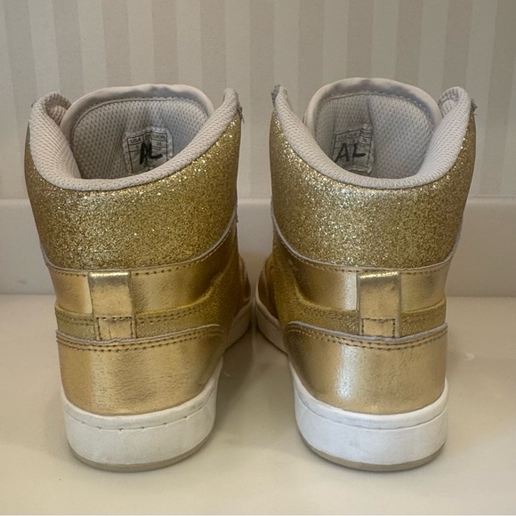 Pastry Glam Pie Gold Glitter High-Top Sneaker And Dance Shoe - Picture 8 of 16